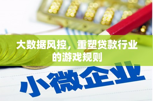 永州大数据风控，重塑贷款行业的游戏规则