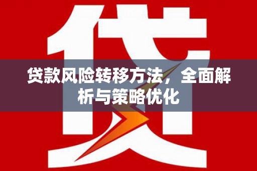 永州贷款风险转移方法，全面解析与策略优化