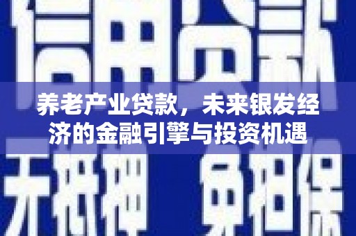 永州养老产业贷款，未来银发经济的金融引擎与投资机遇