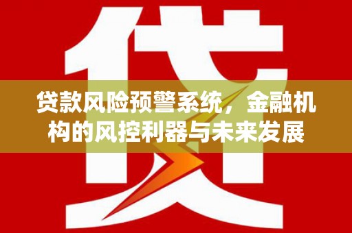 永州贷款风险预警系统，金融机构的风控利器与未来发展