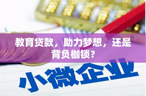 永州教育贷款，助力梦想，还是背负枷锁？
