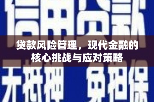永州贷款风险管理，现代金融的核心挑战与应对策略