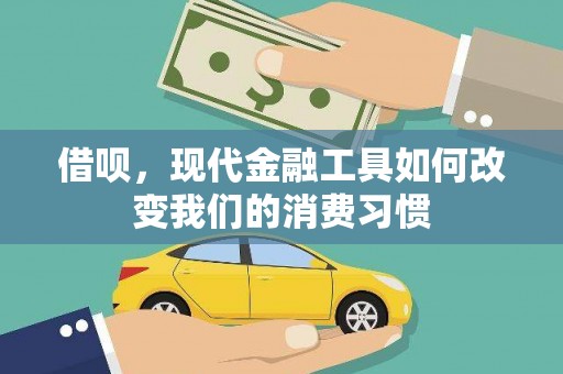 永州借呗，现代金融工具如何改变我们的消费习惯