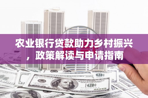 永州农业银行贷款助力乡村振兴，政策解读与申请指南