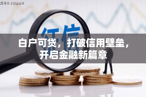 永州白户可贷，打破信用壁垒，开启金融新篇章