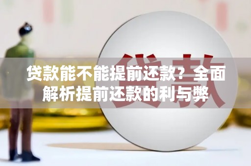 永州贷款能不能提前还款？全面解析提前还款的利与弊
