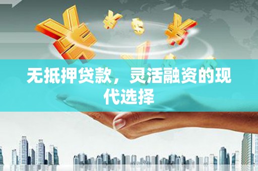 永州无抵押贷款，灵活融资的现代选择