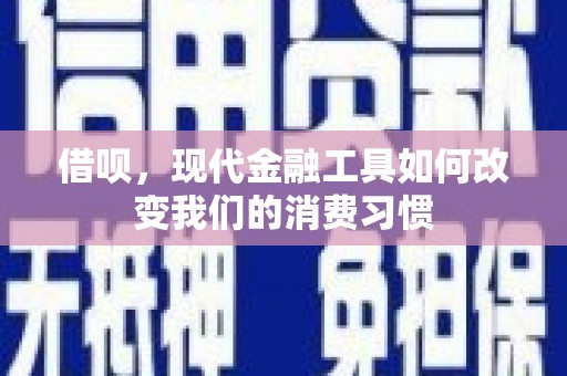 永州借呗，现代金融工具如何改变我们的消费习惯