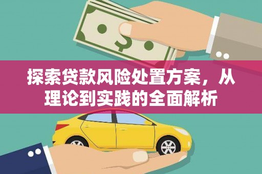永州探索贷款风险处置方案，从理论到实践的全面解析