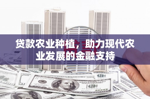 永州贷款农业种植，助力现代农业发展的金融支持